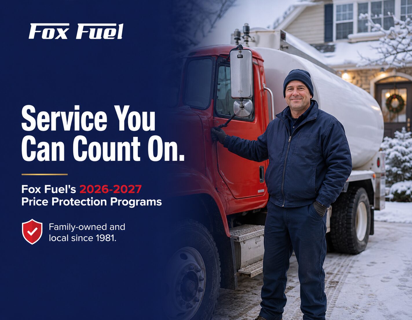 Fox Fuel Price Protection Program for home heating oil, 2026-2027 season